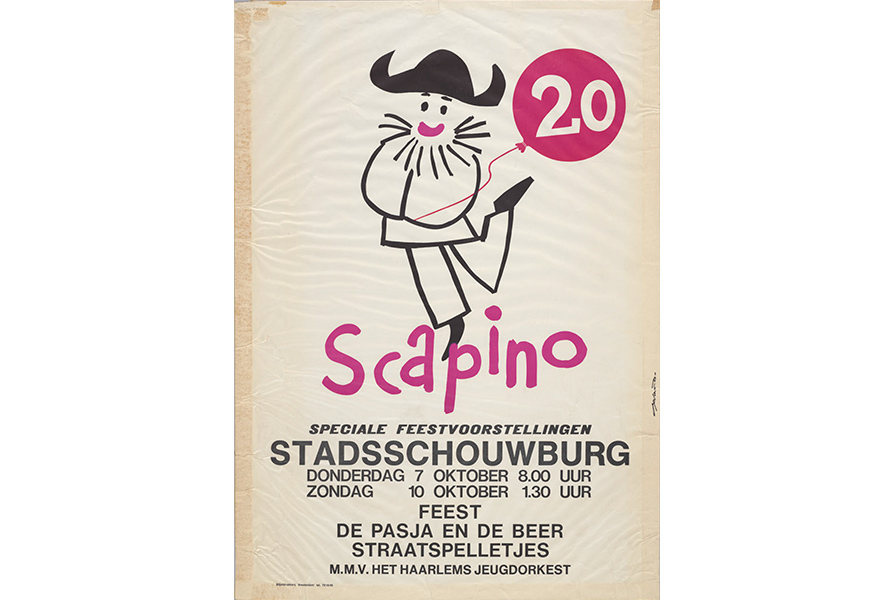 Affiche voor de 'speciale feestvoorstellingen' op 7 en 8 oktober 1965