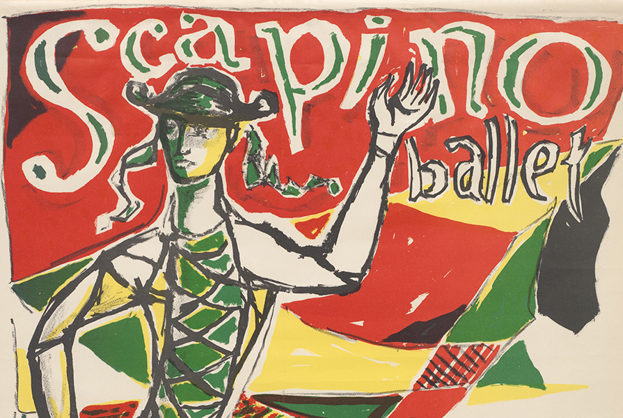 Affiche voor de jubileumvoorstelling | illustratie Dick Elffers (detail)